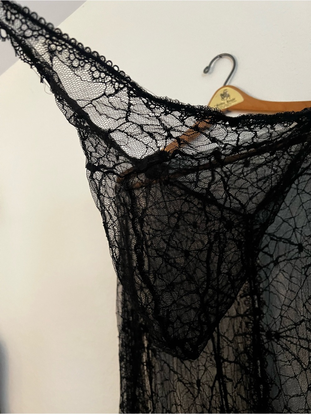 Soft Whimsigoth / Witchy Goddess Hooded Lace Duster Gown Flare Sleeve Cloak (3X) - Picture 12 of 13